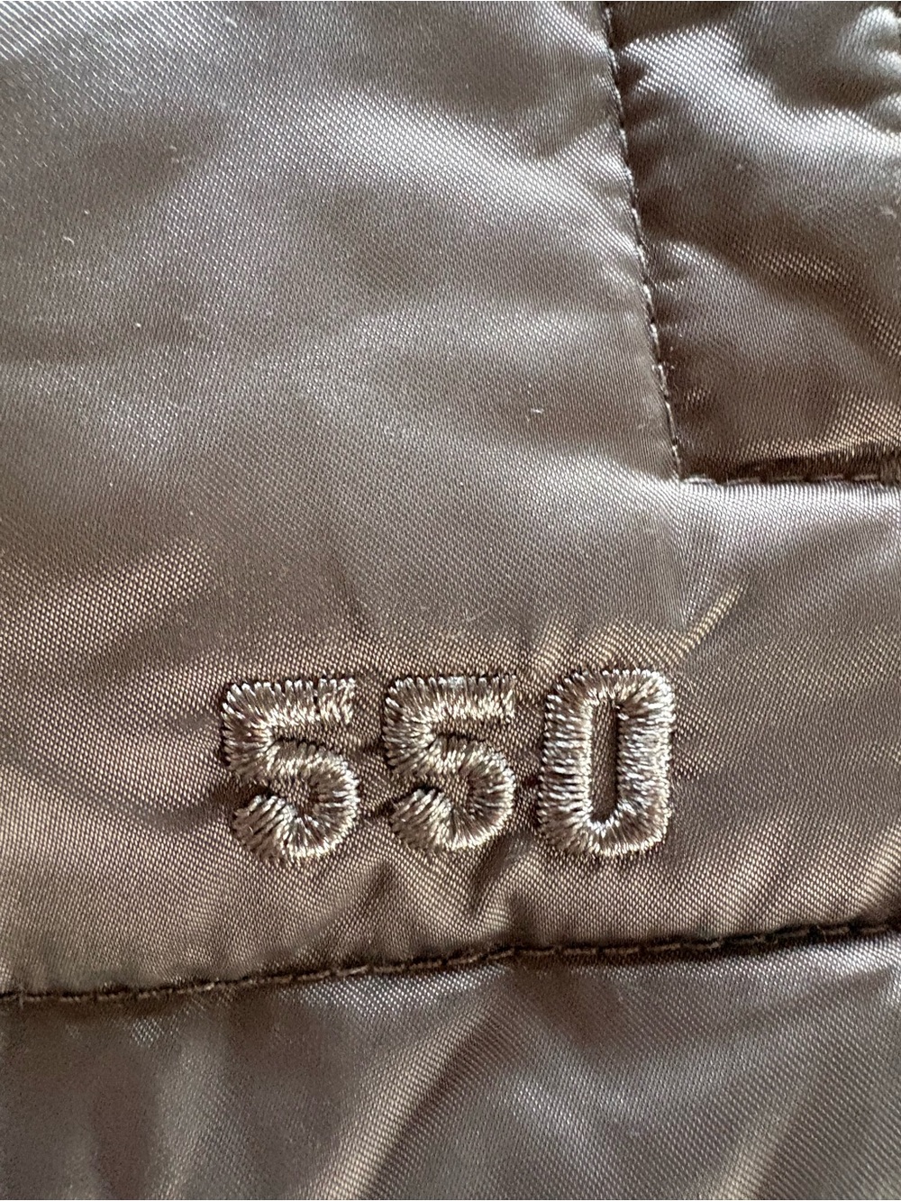 The North Face Women's Quilted 550 Insulated Vest — Brown Size X-Small - Picture 6 of 10
